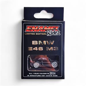 BMW E46 M3 Black - Die-Cast Enamel Keychain