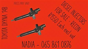 TOYOTA DYNA 14B BEST QUALITY RECONDITIONED DIESEL INJECTORS FOR SALE MABOPANE