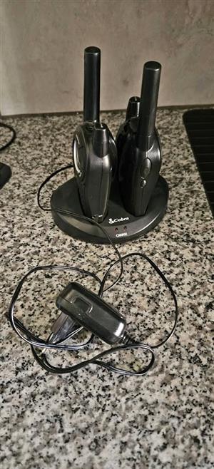 2 way radio set with charger