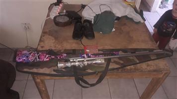 50 cal Vortex musslebraker like new with scope and bag 