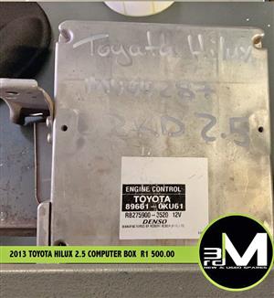2013 TOYOTA HILUX 2.5 COMPUTOR BOX