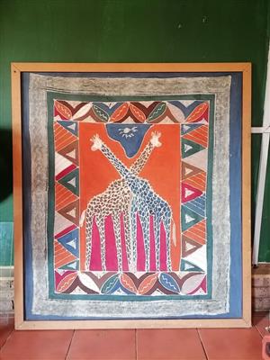Large African Giraffe Portrait for Sale