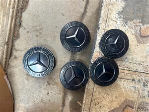 Mercedes-Benz Black Factory OEM Wheel Center Cap A 