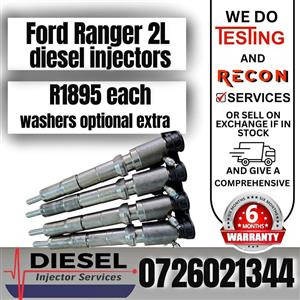 Ford Ranger 2L diesel injectors for sale