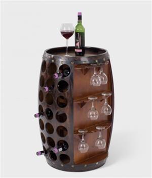 42 Bottle Wine Holder (Barrel). 