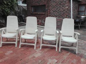 Four Fold Up Patio Chairs Junk Mail