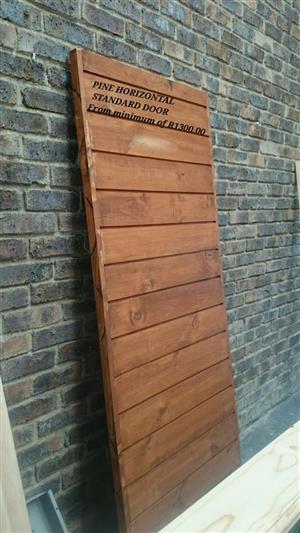 Standard, Pivot and Garage wooden doors