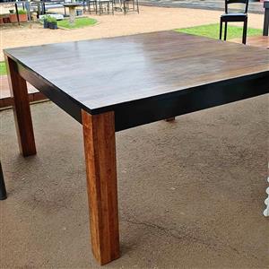 8 Seater Dinning Table  Dimensions: 1.4M Squared Height: 80CM GARDEN MARKET PLACE  NO 1 Gardens Road