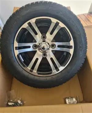  NEW SPEC GOLF CAR RIMS AND TIRES SAME AS PICTURE SET X4