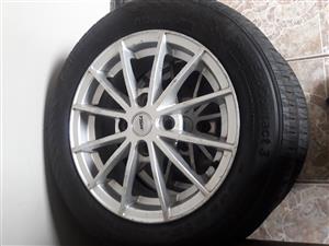 14 inch continental tyres with mags