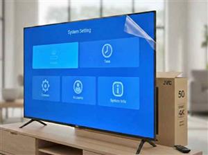 JVC 50" Edgeless UHD 4K Smart TV - Brand New (Open Box)