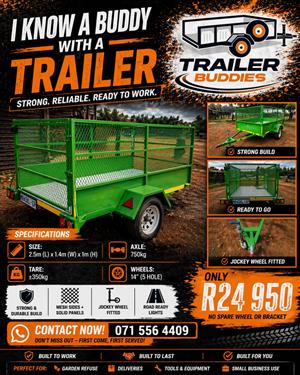 2.5m 750kg Utility Trailer