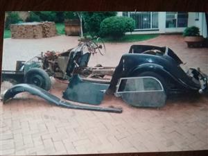 1952 Singer Roadster project