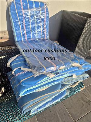 Outdoor chair cushions 