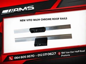  NEW MERCEDES VITO W639 CHROME ROOF RAILS