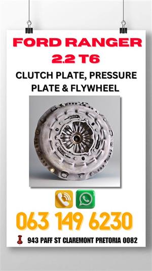 Ford Ranger 2.2 t6 clutch plate, pressure plate and flywheel Call or WhatsApp me