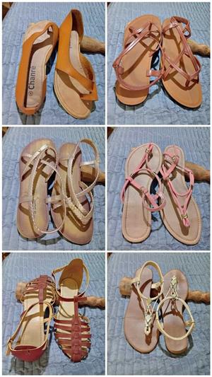 Pre owned sandals as good as new for sale. a pair in size 8 only
