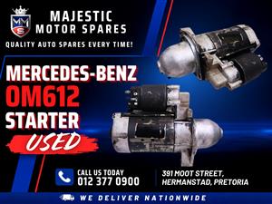 2000 Mercedes-Benz ML270 CDI W163 OM612 Starter for Sale – Used