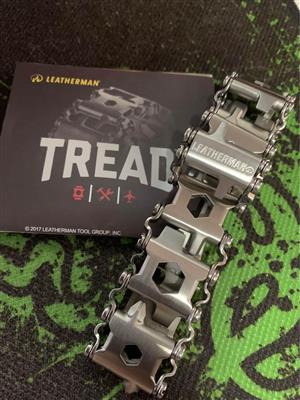 Original! Leatherman Branded Tread Limited Silver Multi Tool Bracelet Branded