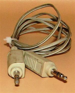 Standard Audio 3.5mm Jack Connector Cable Length 1.5m Male to Male Twin Flex Cab