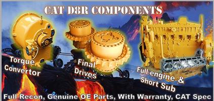 CAT D8R Components For Sale