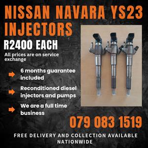NISSAN NAVARA YS23 INJECTORS FOR SALE WITH WARRANTY INCLUDED IN 