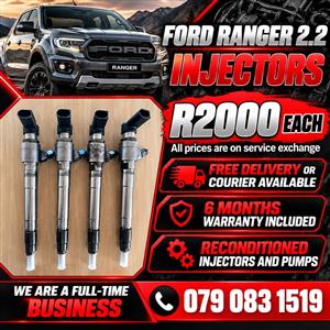 FORD RANGER 2.2 INJECTORS FOR SALE 