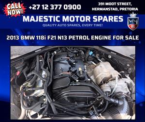 BMW 118i F21 N13 Petrol Engine –  Used Replacement
