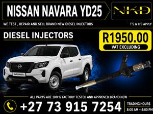 Injectors_Nissan_Navara_YD25_Denso