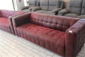 MAROON 3SEATER VELVET COUCH