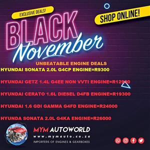 Second Hand Imported Low Mileage ENGINES AND GEARBOXES