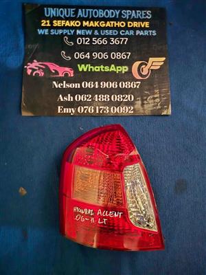 Hyundai Accent Left Tail Light 2006-2011