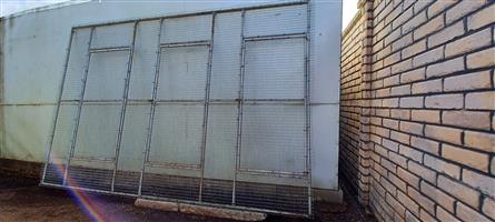 Aviary door panels 2x 3 doors each and 3x 1 door