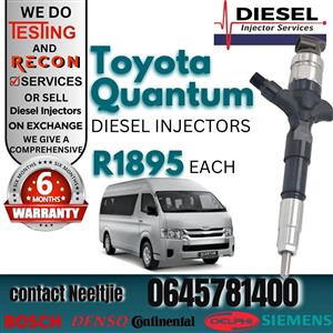 Toyota Quantum diesel injectors for sale