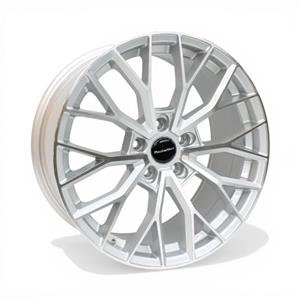 18″ Racing Hart Avalon 5×112 Polished Silver Face Alloy Wheels