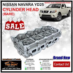 NISSAN NAVARA YD25 CYLINDER HEAD (BARE)