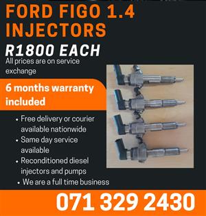 FORD FIGO 1.4 INJECTORS FOR SALE WITH WARRANTY 