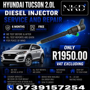 Hyundai_Tucson_2.0L_Injectors_On_Recondition 