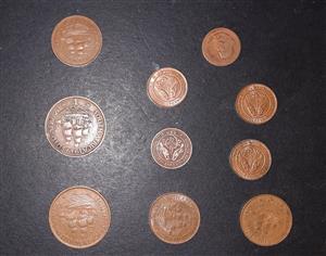 Old South Africa Coins 