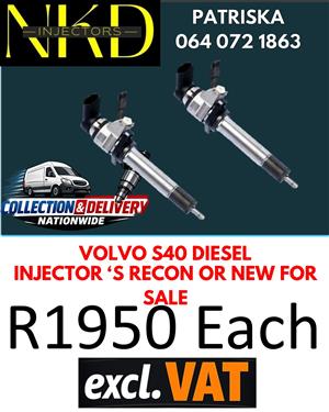 COMMON RAIL SPECIALISTS - VOLVO S40 DIESEL INJECTORS FOR SALE