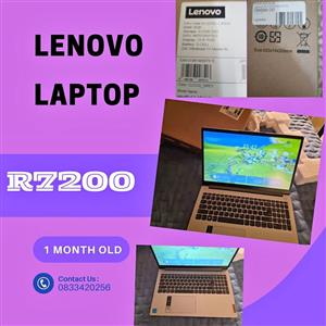 Lenovo laptop for sale in Lenasia  1 month old