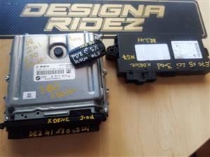 BMW E70 X5 LCI 3.0D ECU LOCK SET AND COMPUTER BOX