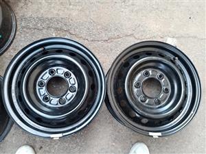 18" Steel rim for spare wheel (6x139,7 pcd) will fit on Isuzu,Ford Ranger & Toyota