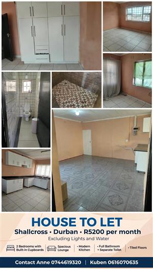 House to.let in shallcross