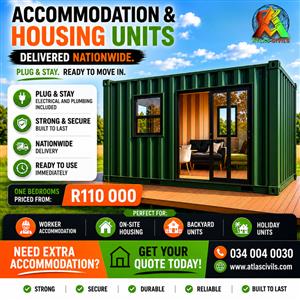 Accommodation & Housing Container Units