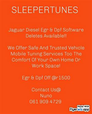 All Jaguar EGR & DPF Software Deletes available