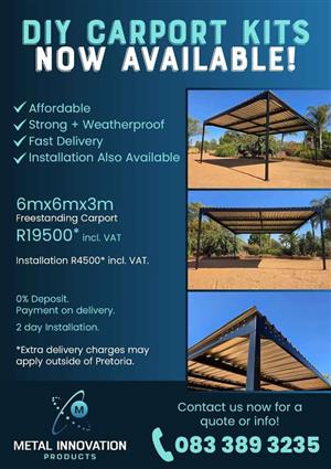 DIY Carport 6x6