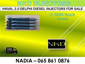Haval 2.0 Delphi diesel injectors for sale