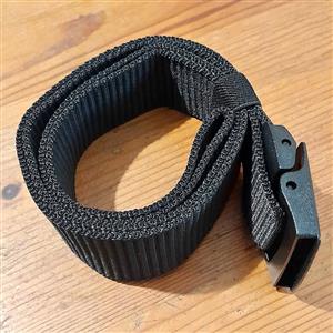 Heavy Duty Tactical Nylon Belt (120cm, Fits Waist: 38 - 42)  – Durable Plastic Buckle 