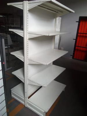 Double Sided Gondola Shelving